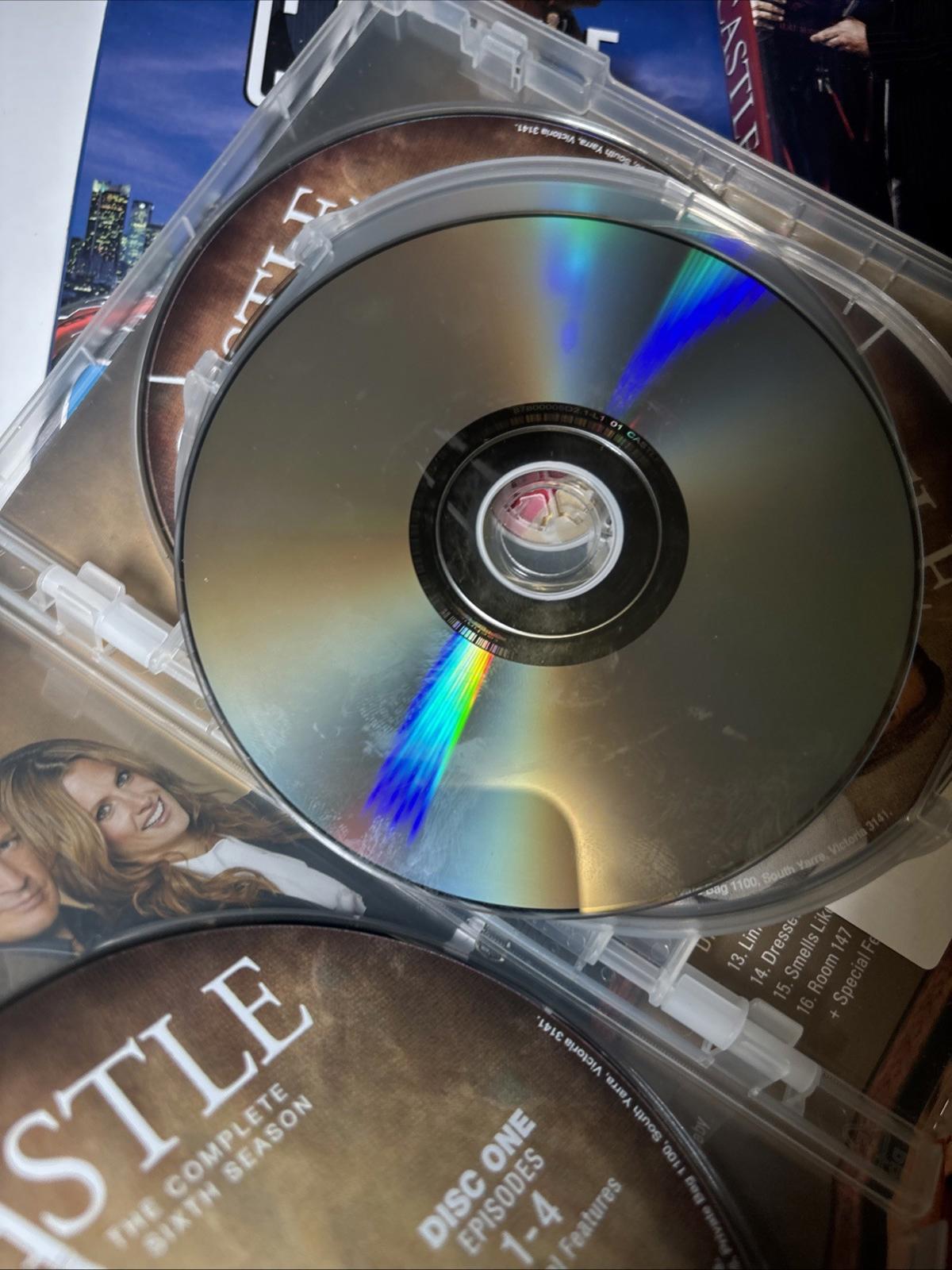 Castle Season 1 - 6 DVD Boxset Region 4 Free Postage - Come Sell Nearly Anything