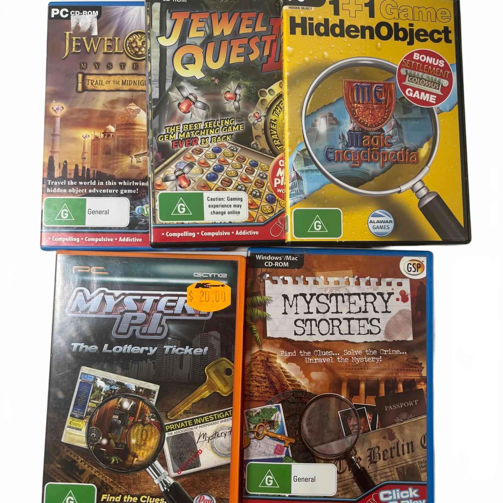 Mystery Puzzle and Hidden Object PC Games Bundle