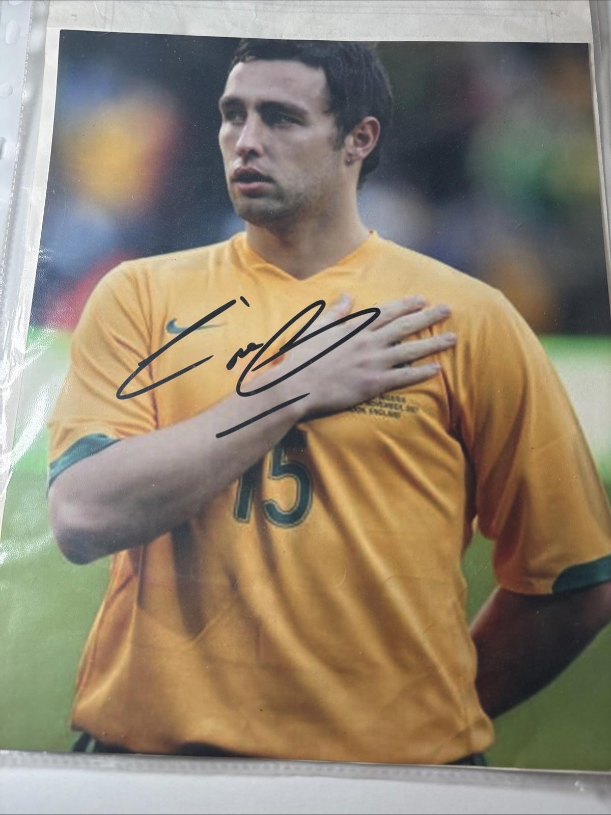 SCOTT MCDONALD  Signed SOCCEROOS Large  Photo With COA Autograph Soccer