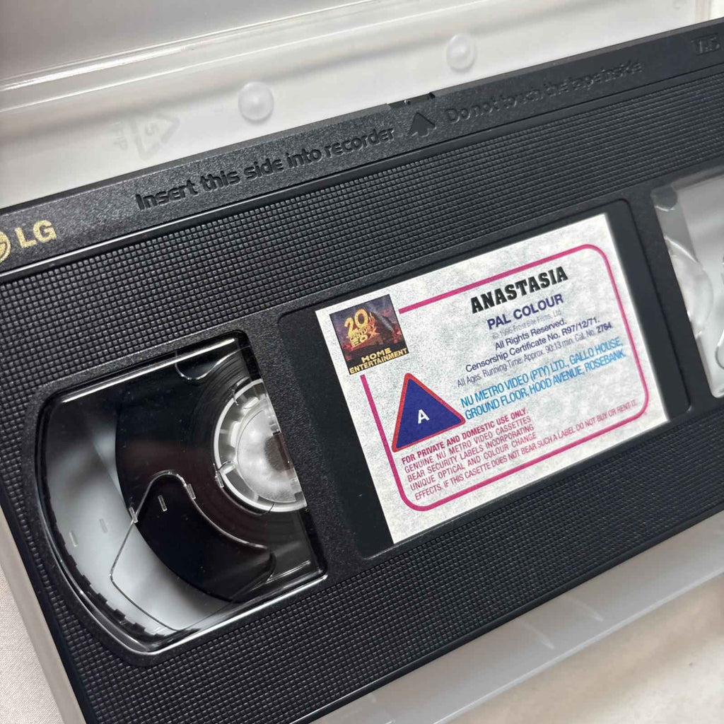 Anastasia, VHS Tape, Vintage Video, Movie, Children's, G, 1997