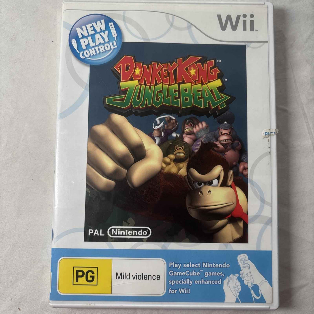 Donkey Kong Jungle Beat Nintendo Wii PAL Complete With Manual PAL