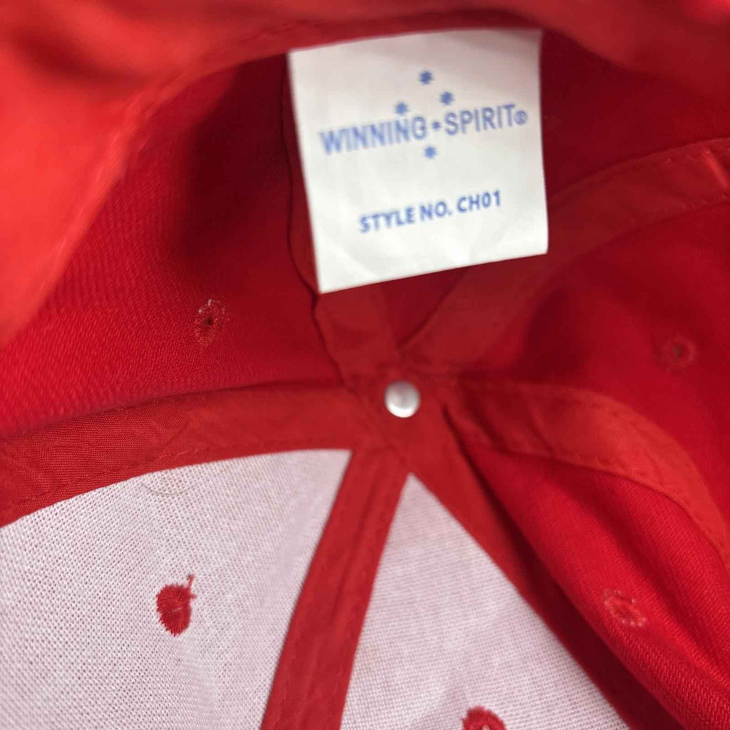 McDonalds Restaurant Yellow Arches Hamburger Red Baseball Cap Hat New OSFM 2024