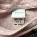 Disney Size 3 Girls Long Sleeve Sequin Bunny Top