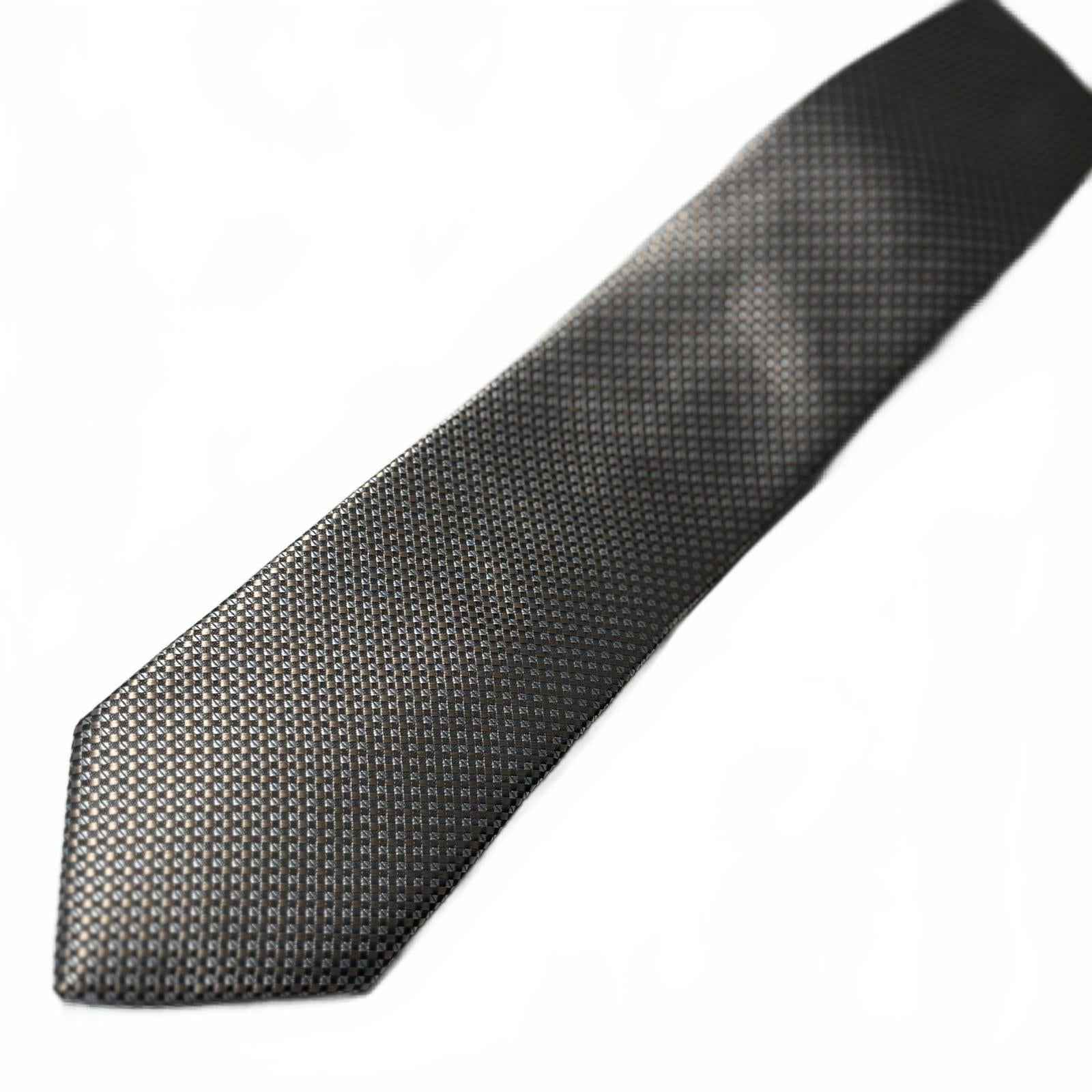 Nuova Moda Men's Textured Geometric Pattern Tie