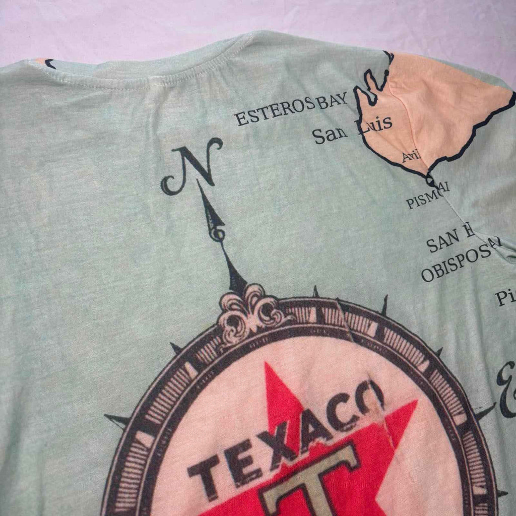 Texaco Large Vintage Compass Graphic T-Shirt