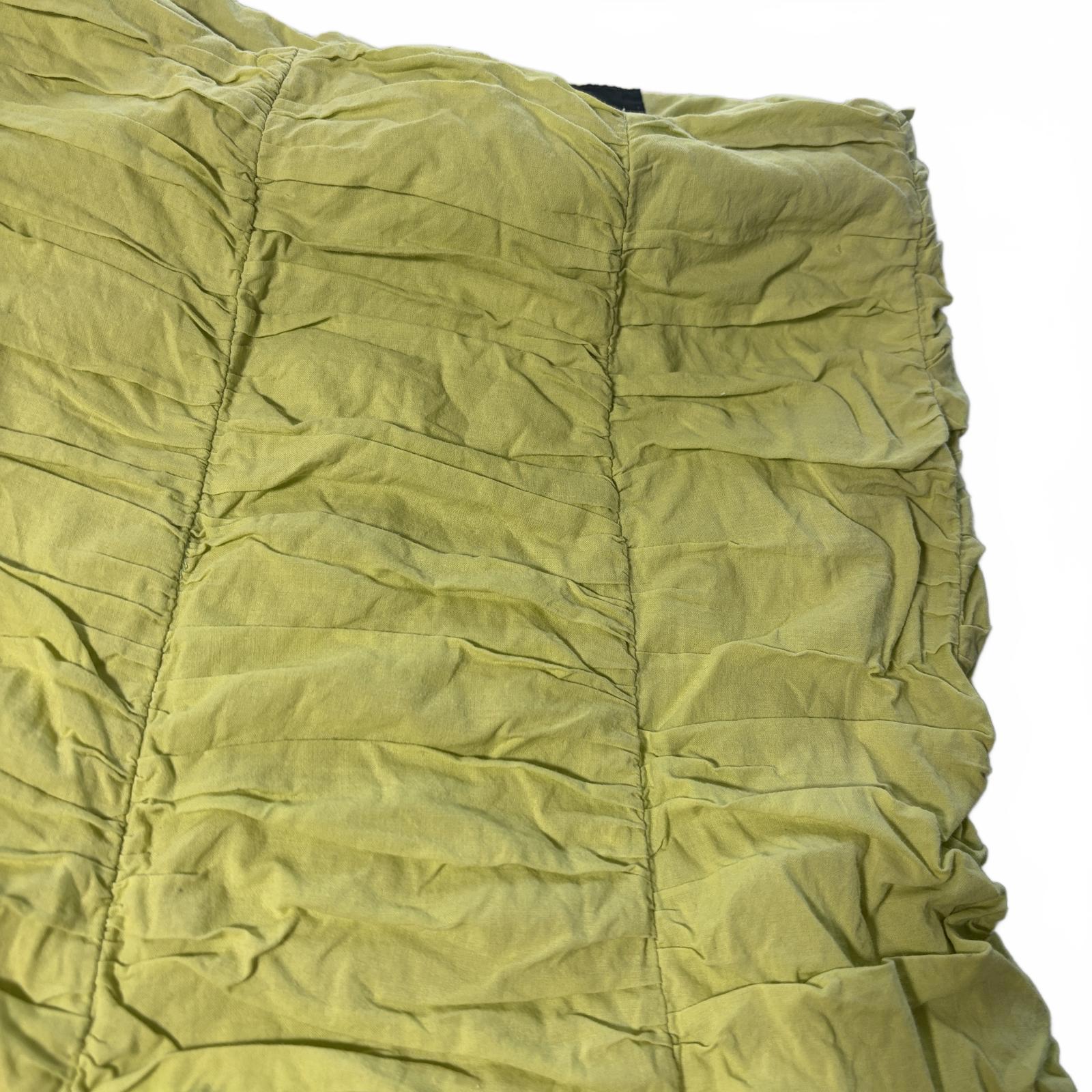 être Women's Green Ruched Skirt Size 14 Summer Y2K Style