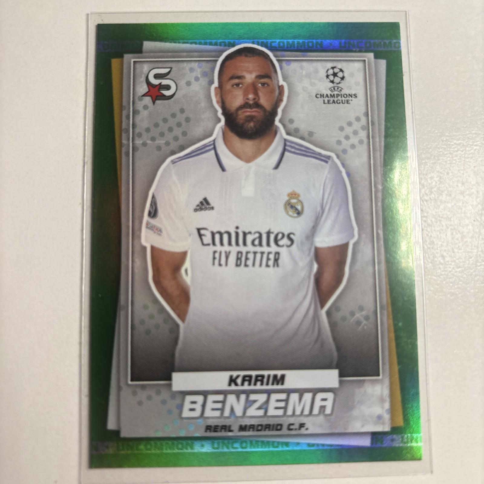 Karim Benzema - Topps Superstars Uncommon (green)