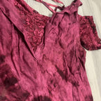 VINTAGE Australia Dress Womens Rayon Off Shoulder Cap Sleeve Mid Length. T2-07 - Come Sell Nearly Anything