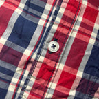 Max Essentials Large Men's Long Sleeve Plaid Shirt 100% Cotton Plaid