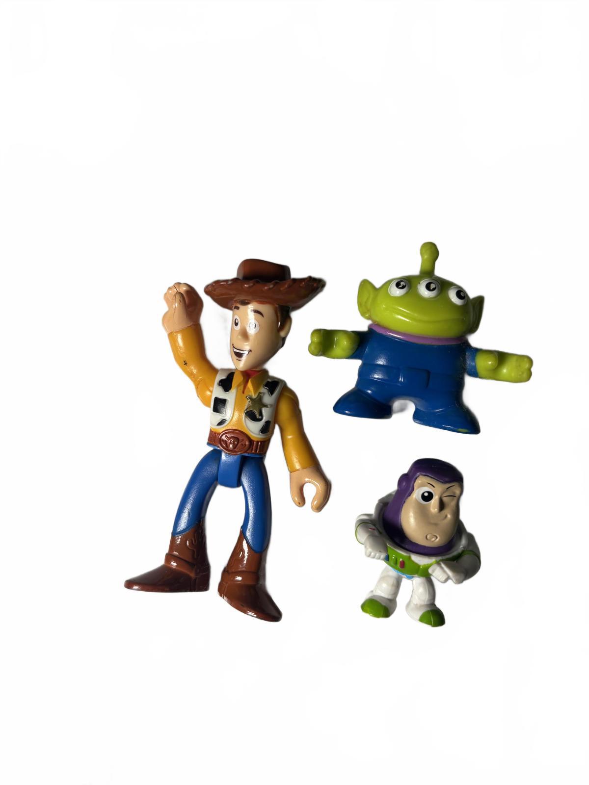 DISNEY Pixar TOY STORY Sheriff WOODY Buzz Plastic Action FIGURES Toys