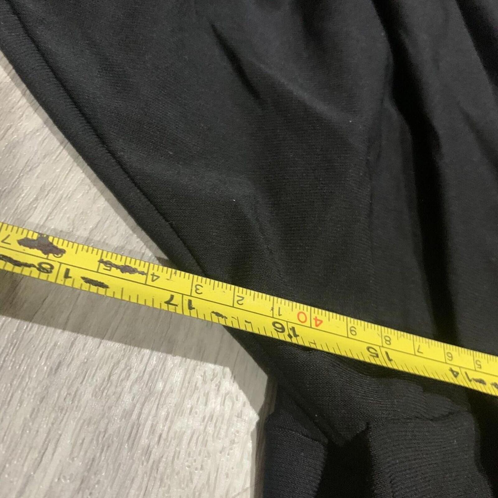 Into Fashion Black Top Shirt Blouse Black Stocked Waist Size S - Come Sell Nearly Anything