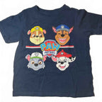Paw Patrol Unisex Kids' Navy Blue T-Shirt Size 6