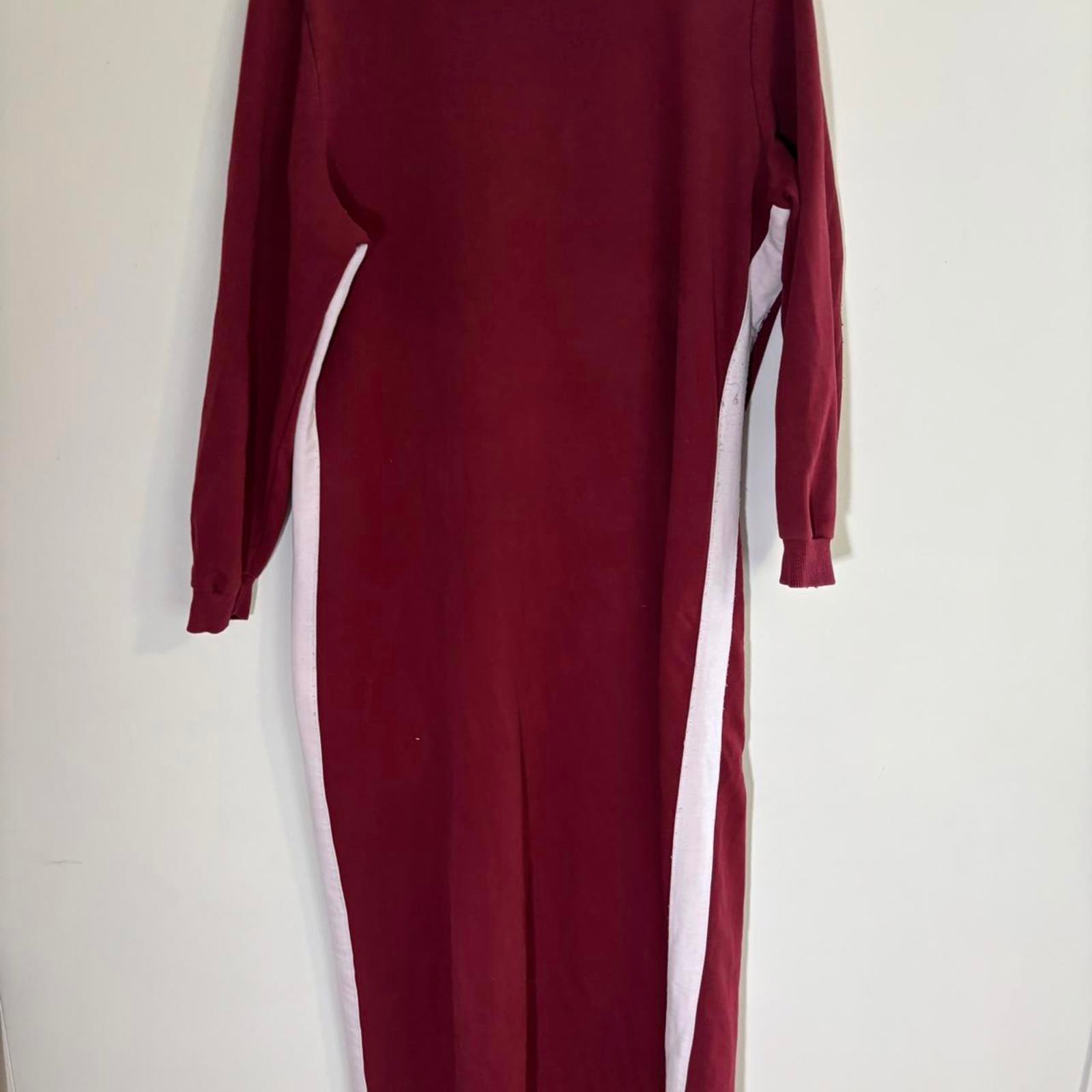 Elan Da Women's Long Sleeve Dress Size 48 Burgundy Casual #ElanDa - Come Sell Nearly Anything