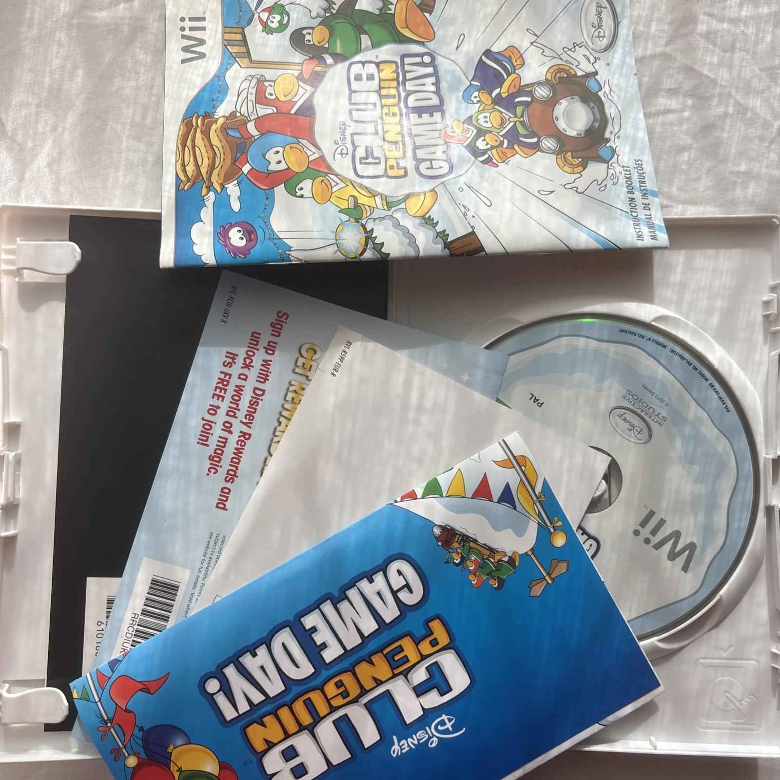 Club Penguin Game Day - Complete With Manual - PAL Nintendo Wii