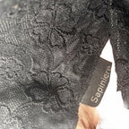 VTG Sapiniere Women's Black Knee-High Leather Boots Size 7.5 Heeled Elegant