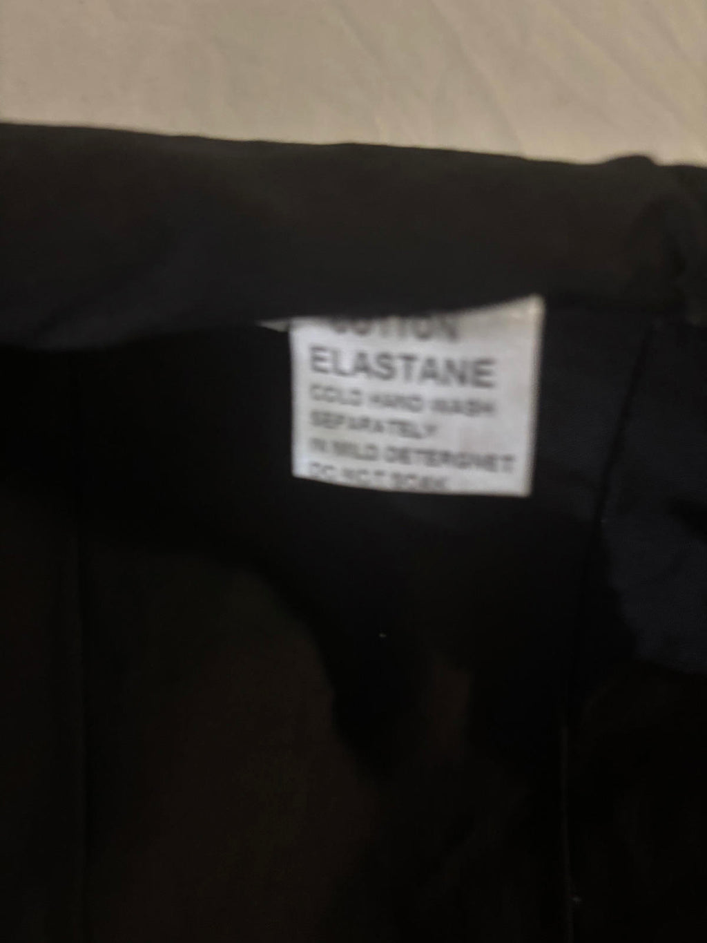 Carolina K Mango Black Women's Skirt Size 14 Stretch Cotton Elastane - Come Sell Nearly Anything