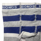 BONDS Baby Leggings  Size 6-10 Months Striped Blue Gray White
