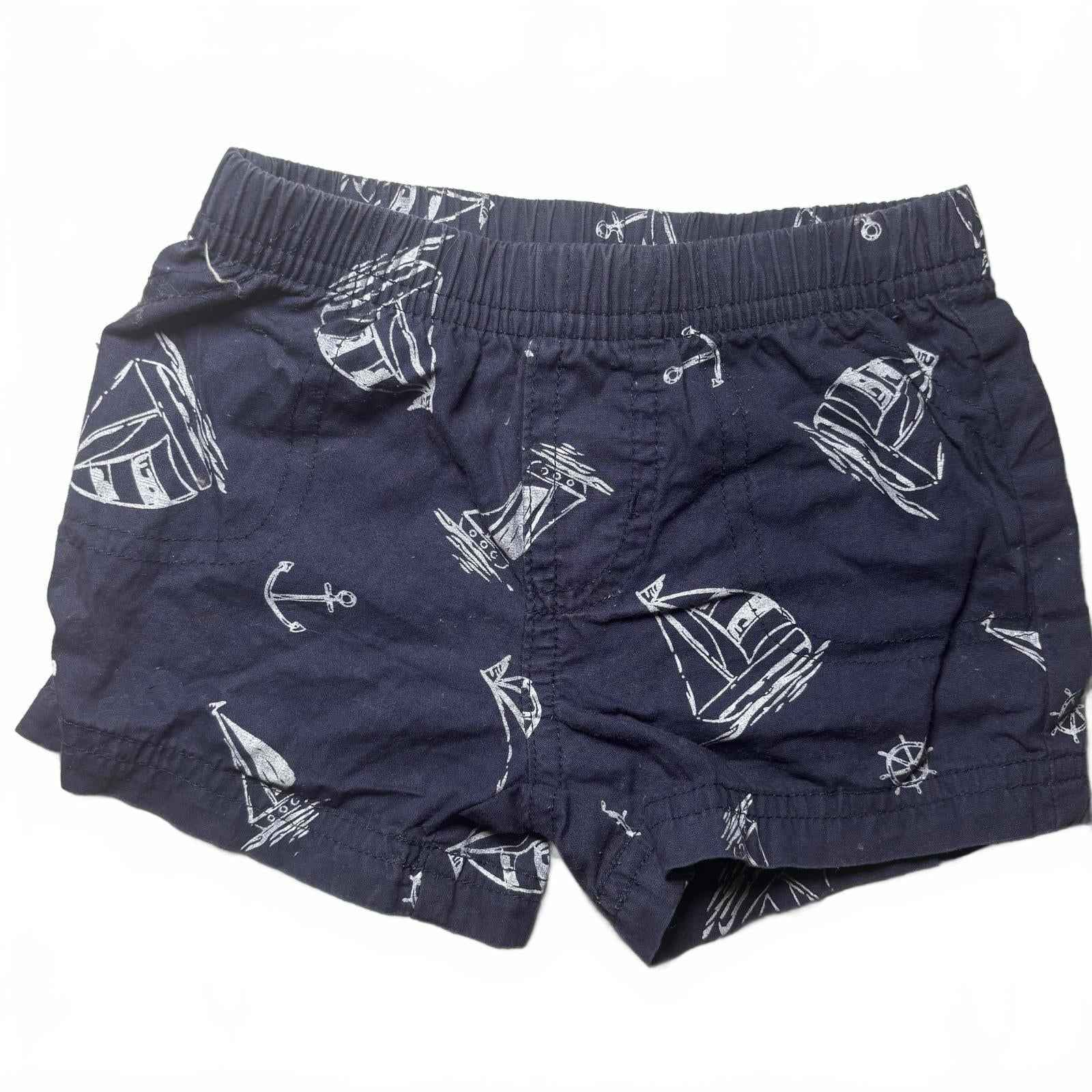 Carter's Baby Shorts Size 6 Months Nautical Print