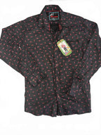 Shaan Junior Shirt Rock Star Style Size 36 Men's Casual Shirt