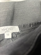 Khoko Basic Women's Skinny Jeans Size 12 Black Stretch Denim - Come Sell Nearly Anything