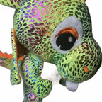 Toy Factory 10" Winged Drago The dragon III Green Sparkle Plush Animal