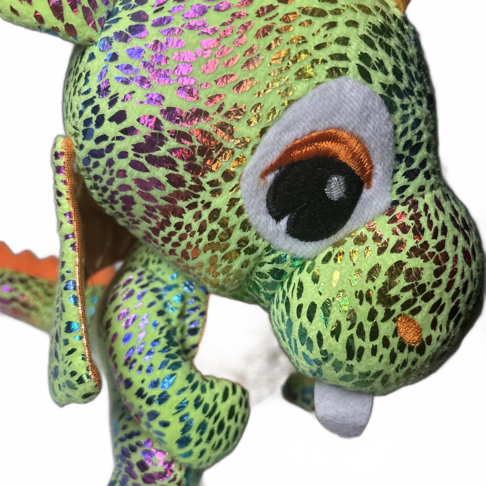 Toy Factory 10" Winged Drago The dragon III Green Sparkle Plush Animal