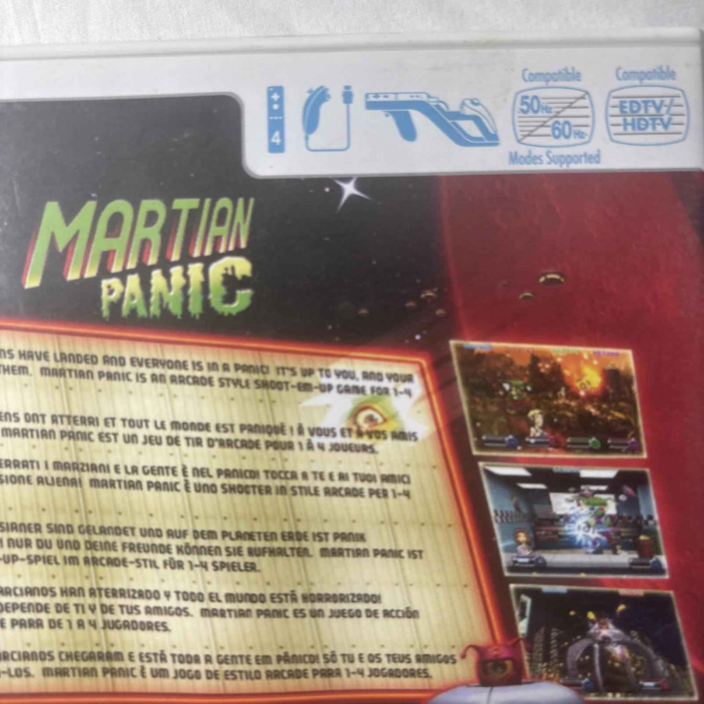 Martian Panic Inc. Manual - (Nintendo Wii) [PAL] - 60 DAY WARRANTY