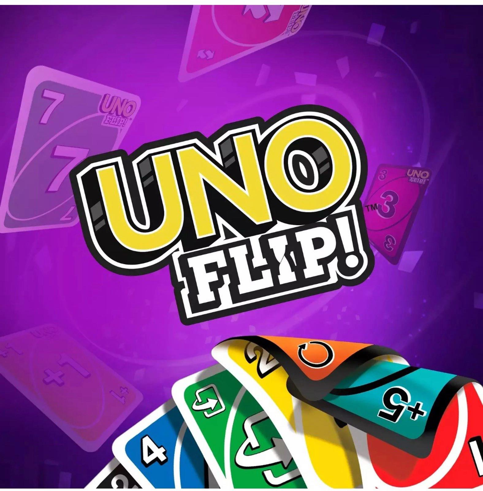 Uno® Flip!™ Card Game Double Sided Cards - Flip The Deck Change The Game