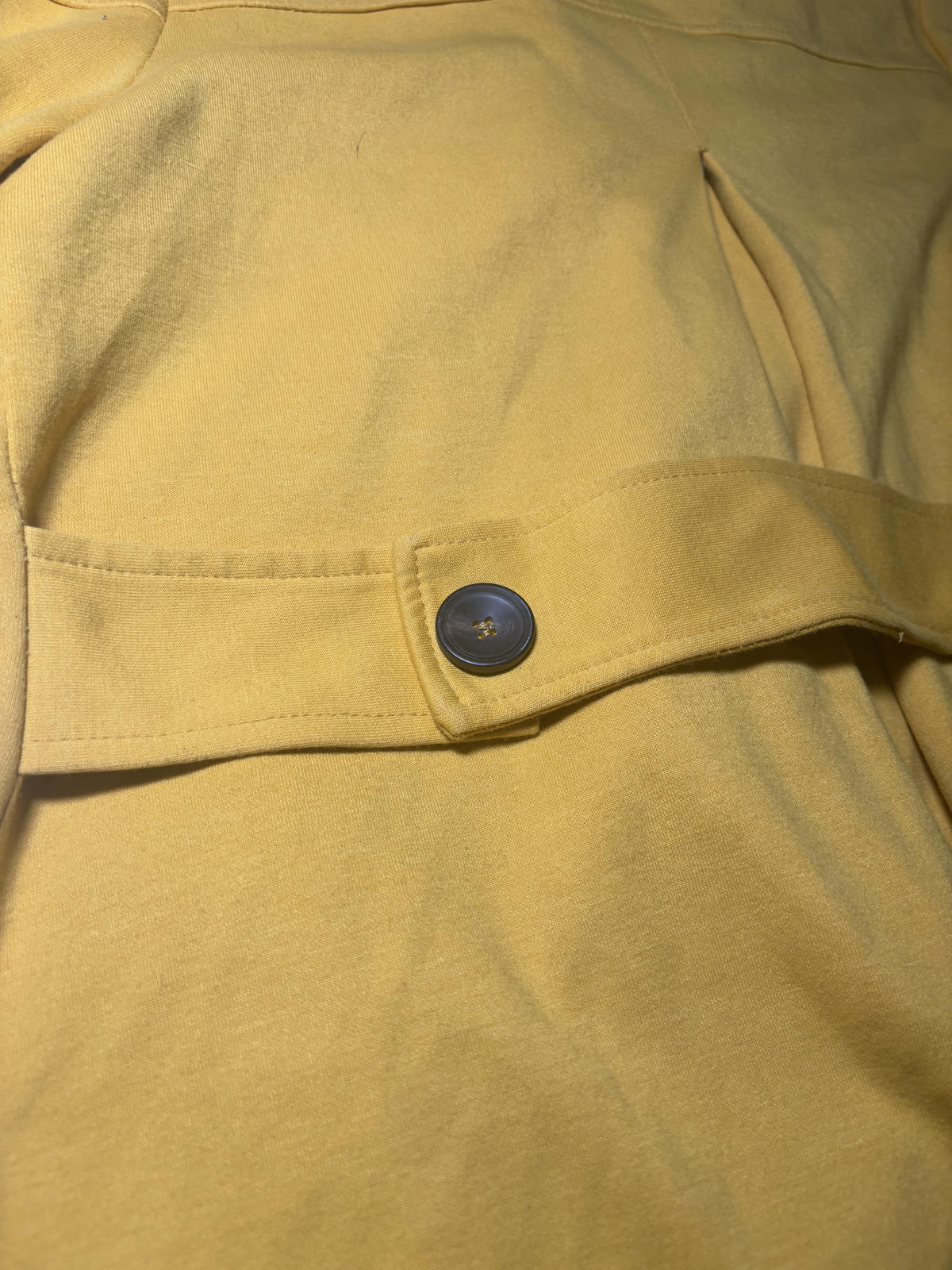 Honghuashen Medium Women's Mustard Trench Coat Double-Breasted #MustardCoat - Come Sell Nearly Anything