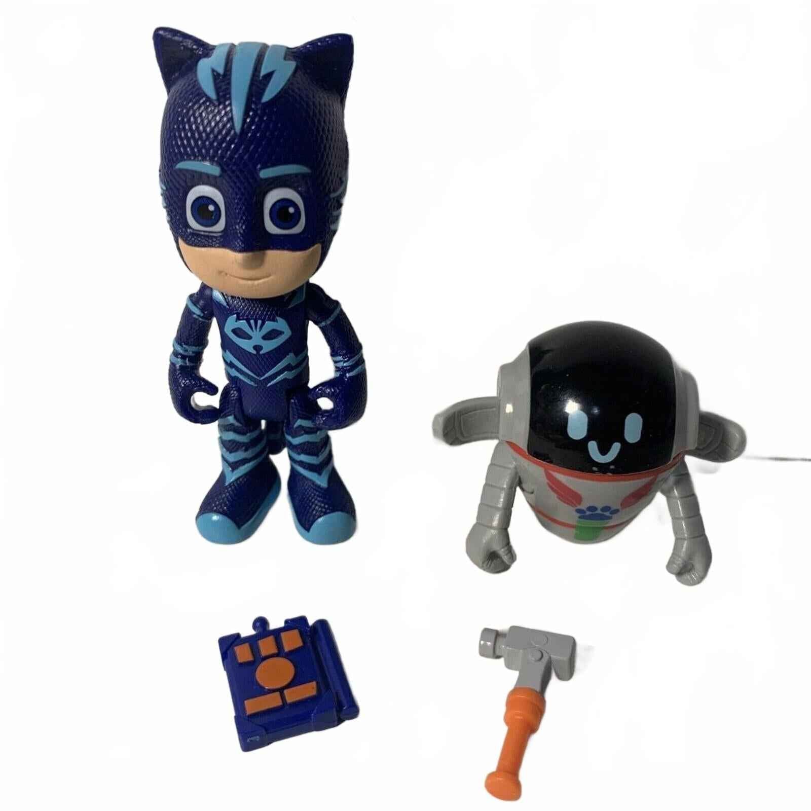 PJ Masks Cat Boy & Robot With Accessories Figure