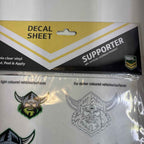 NRL Canberra Raiders Team Logo UV Car Decal Stickers 2-Pack