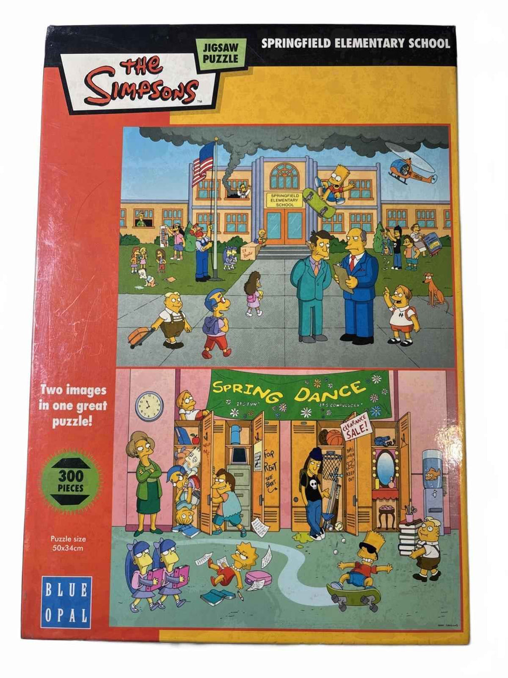 The Simpsons 300pc Jigsaw Puzzle ‘Springfield Elementary School’ (2006) Complete