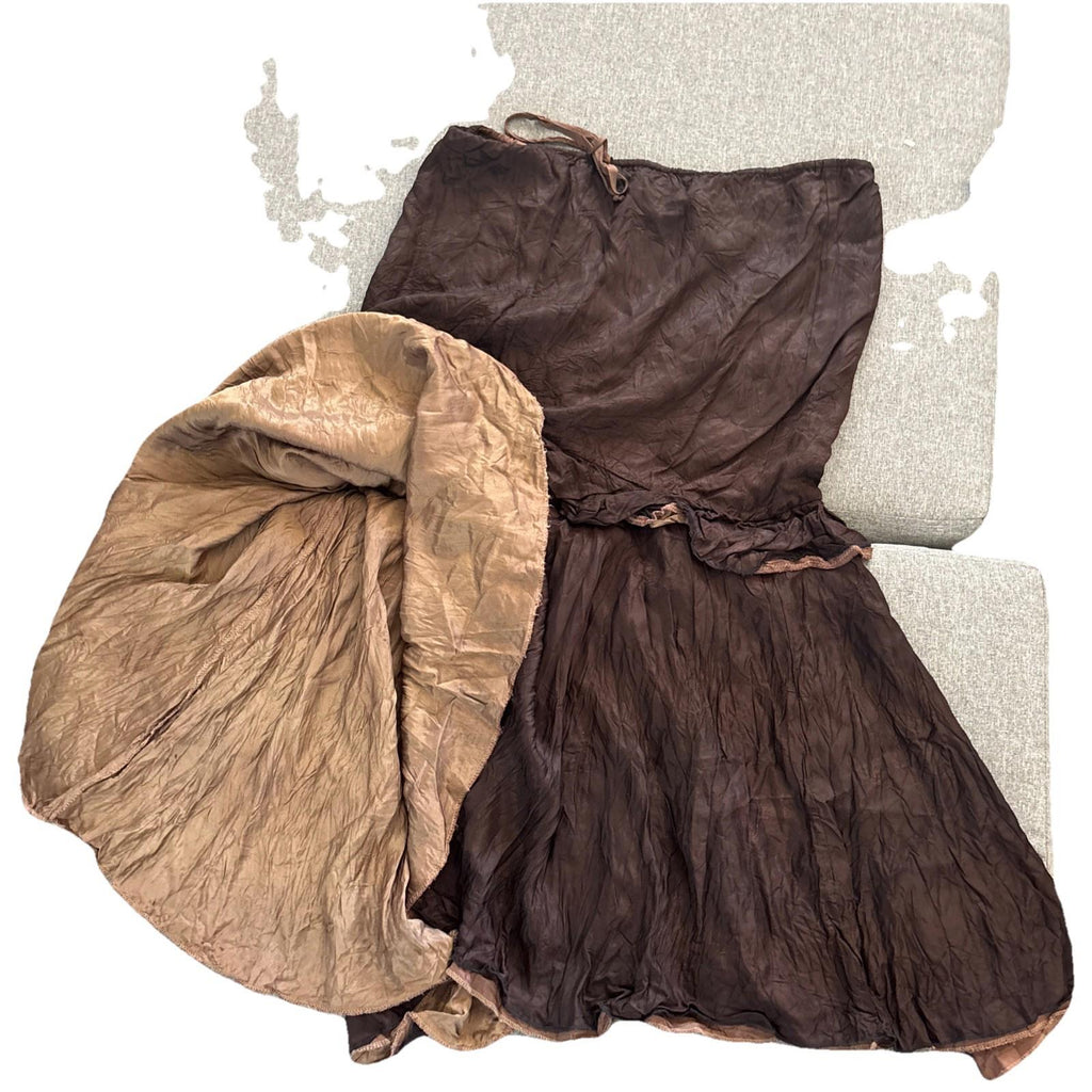 Vintage Womens Skirt L Hand Made Reversible Maxi Retro Cottage Large - Come Sell Nearly Anything