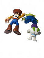 DISNEY Pixar TOY STORY Sheriff WOODY Buzz Plastic Action FIGURES Toys