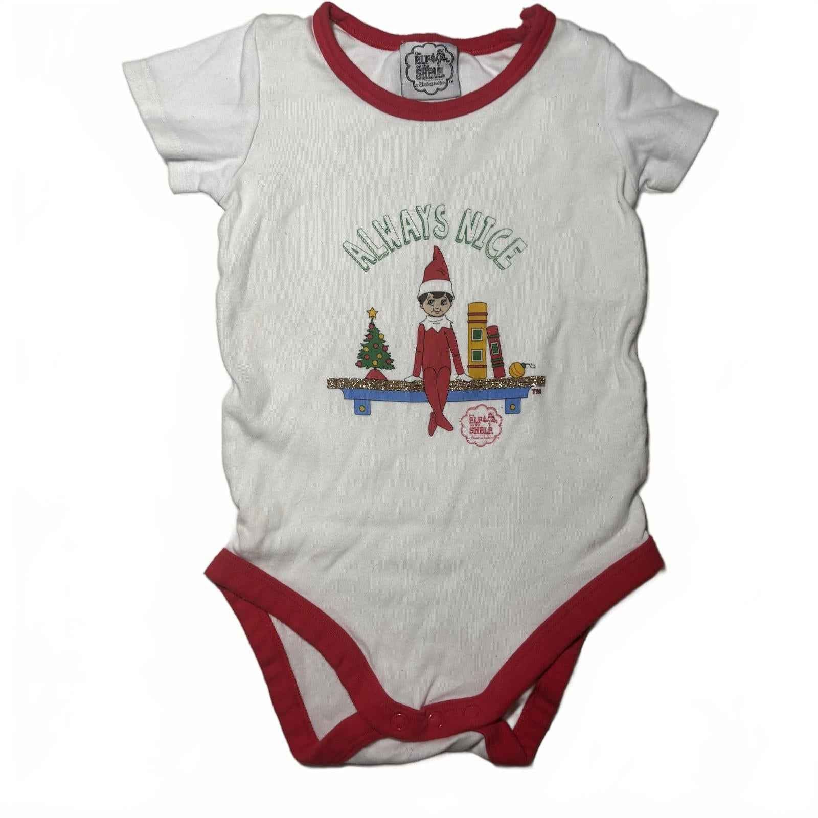 The Elf on the Shelf Baby Bodysuit One  18-24 Months Christmas #ElfOnTheShelf