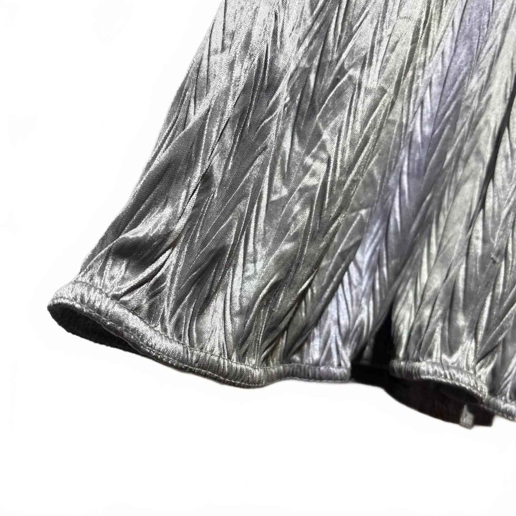 Valleygirl Silver Metallic Sleeveless Top Size M #Womenswear #Tops #Sleeveless