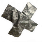 Huxbaby Black Baby T-Shirt with Large X Print, Size 1