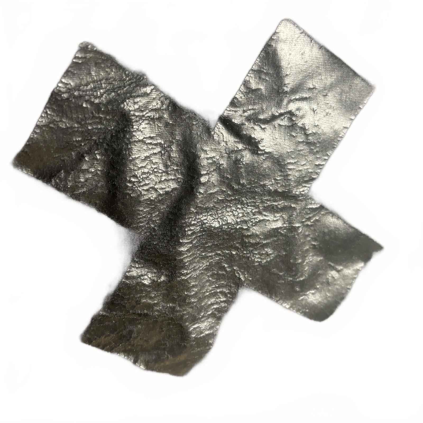 Huxbaby Black Baby T-Shirt with Large X Print, Size 1