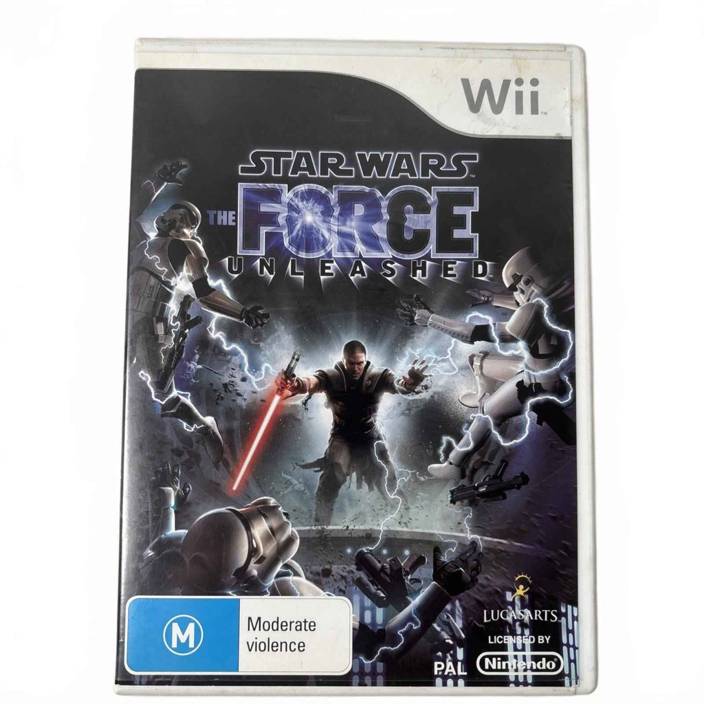 Star Wars The Force Unleashed Game for Nintendo Wii AUS Release PAL with Manual