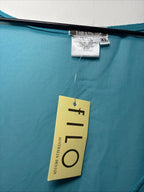 Filo S 14 Green Very Sheer Long Sleeveless Top Handkerchief Hem  BNWT - Come Sell Nearly Anything