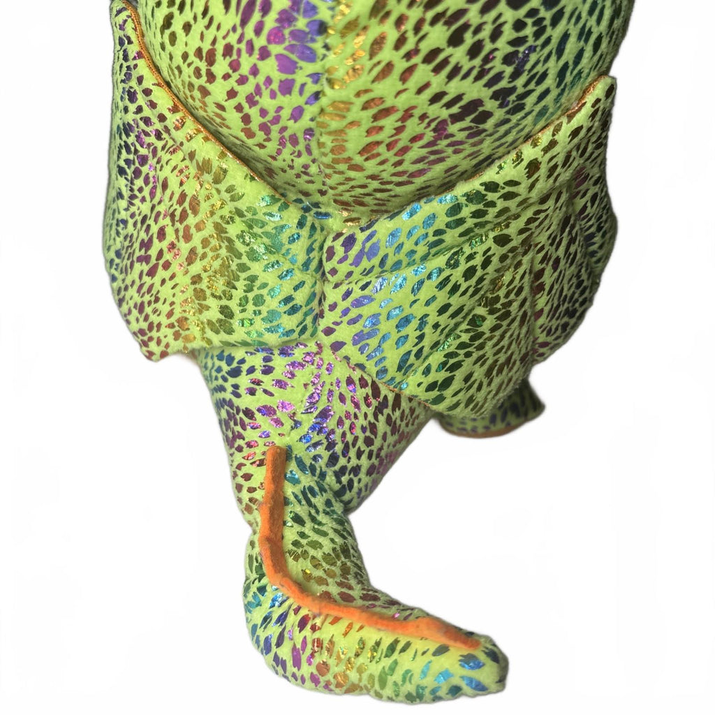 Toy Factory 10" Winged Drago The dragon III Green Sparkle Plush Animal