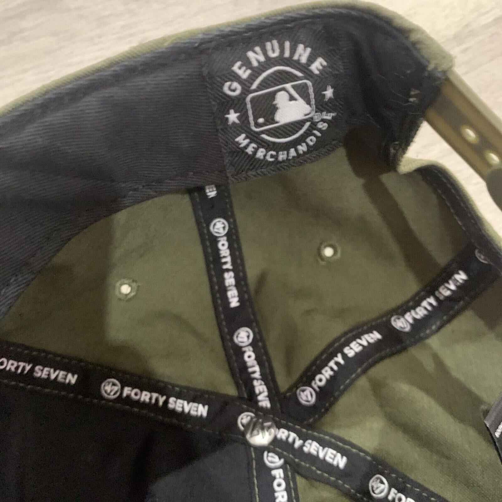 LA Dodgers Green BASEBALL Hat Cap Official Forty Seven Brand Adjustable Strap.