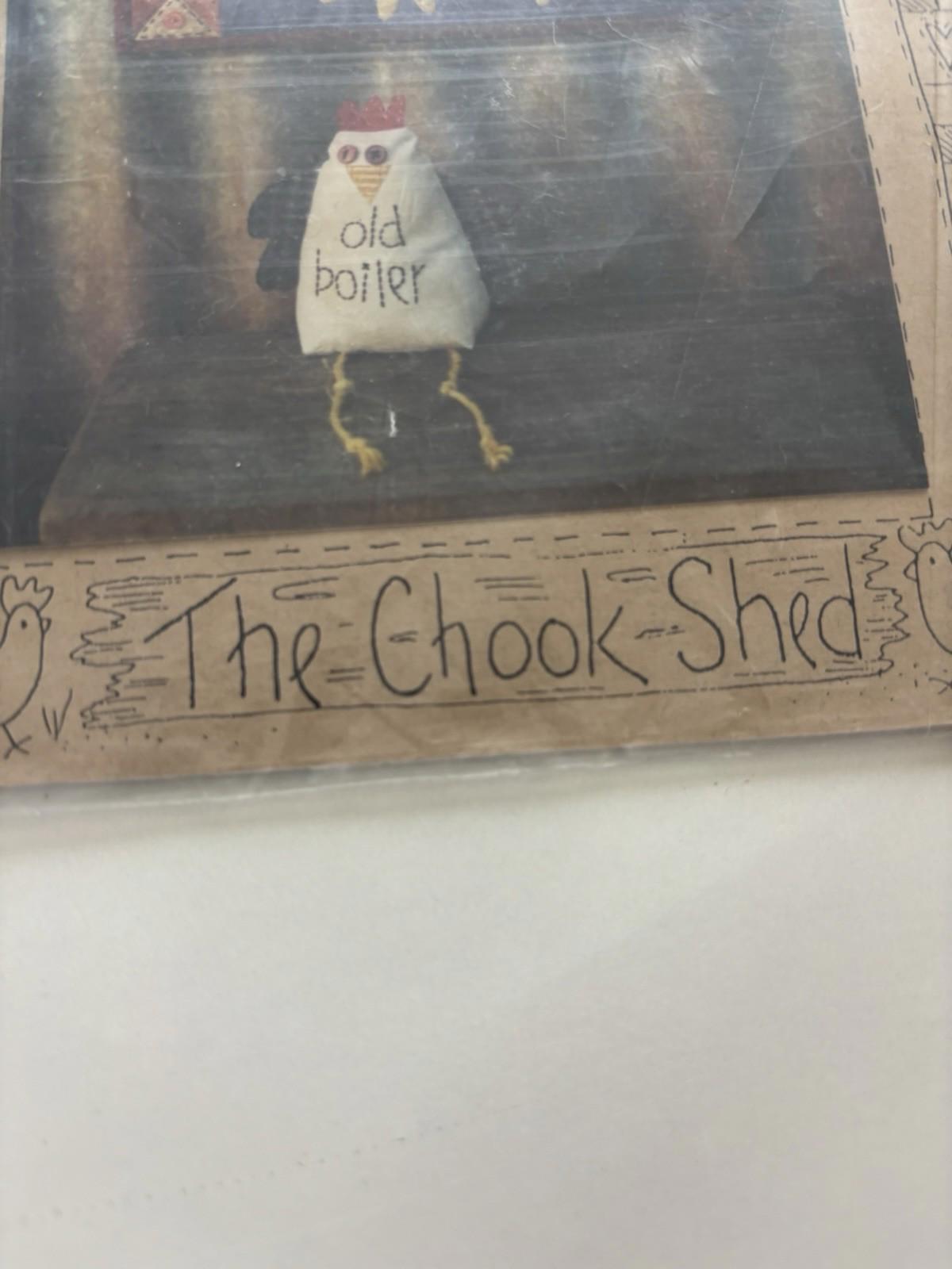 The Chook Shed - Old Boiler - Patchwork Wall Hanger Sew Pattern Vintage Craft - Come Sell Nearly Anything