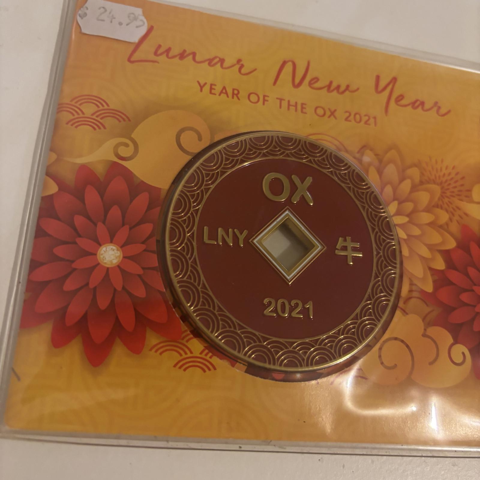 Lunar New Year 2021 Year of the Ox Commemorative Stamp and Coin Set