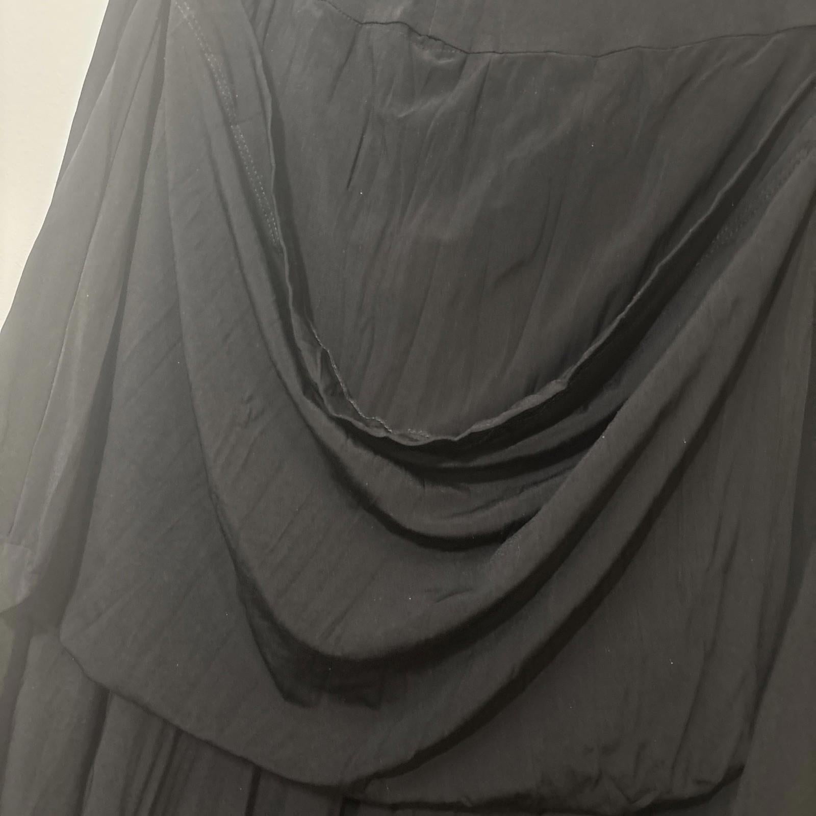 Womens Skirt With Pouch Sz 16 Black Stretch Work Formal Stitches Vintage - Come Sell Nearly Anything