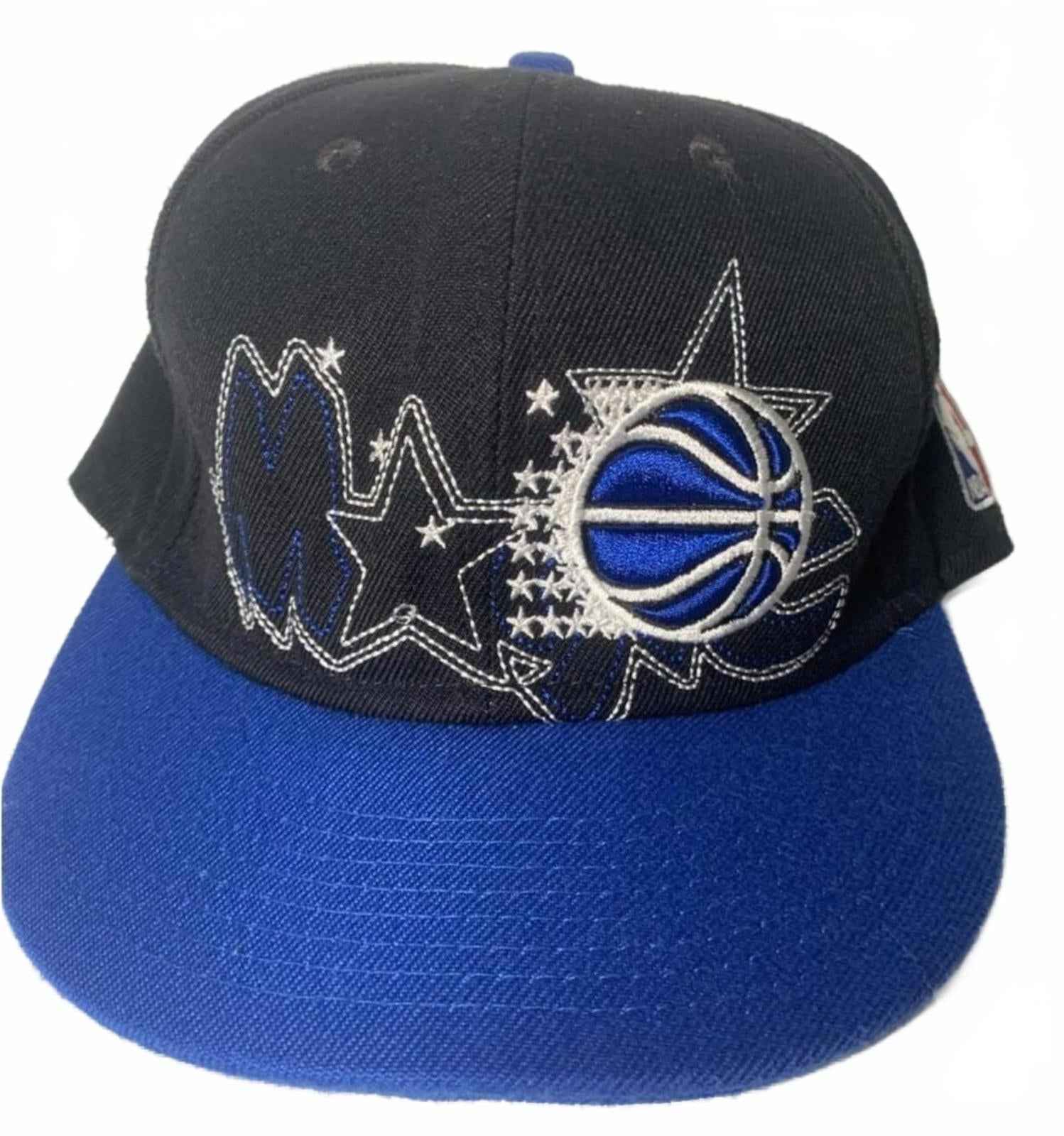 Orlando Magic Basketball Snapback Hat/Cap Black Vintage Mitchell & Ness VGC.