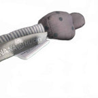 Nana Huchy Robot Plush 40cm Grey Soft Stuffed Toy Wearing Shorts.