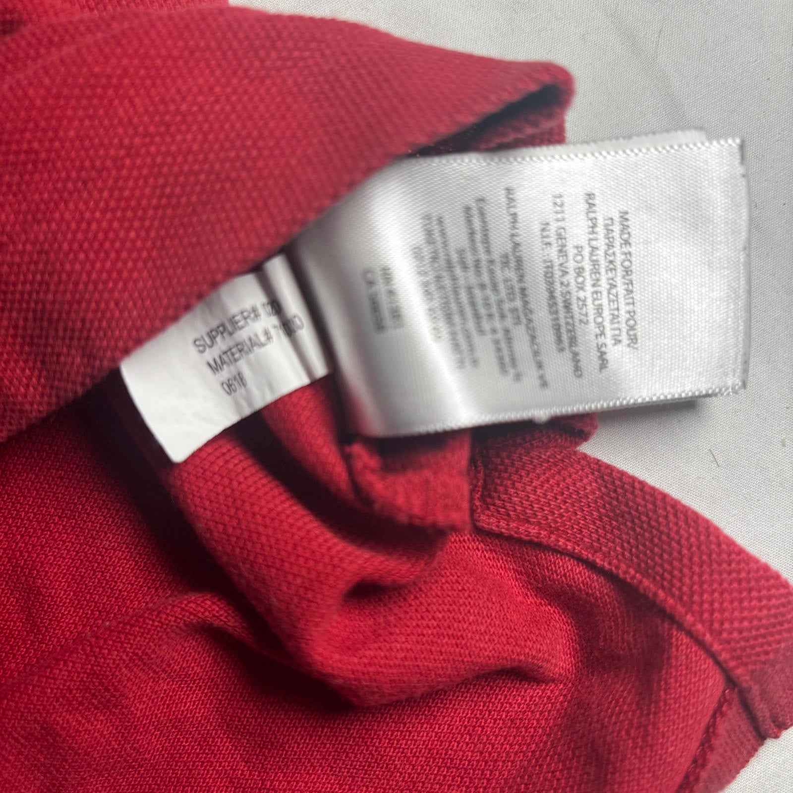 Polo Ralph Lauren Large Classic Fit Men's Polo Shirt Red #Menswear #Polos #Ralph