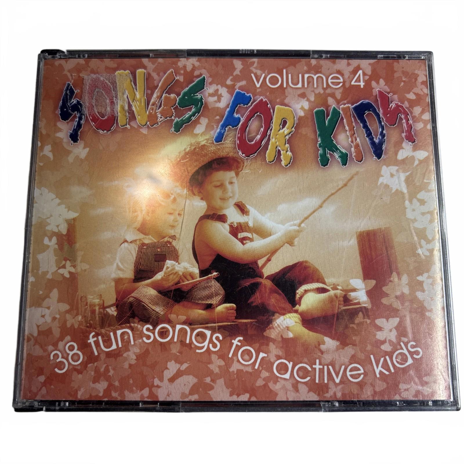 588 NEW SEALED (CD) SONGS FOR KIDS VOLUME 4 38 FUN SONGS FOR ACTIVE KIDS - Come Sell Nearly Anything