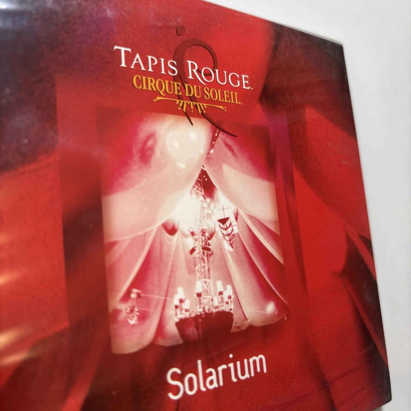 Cirque Du Soleil - Tapis Rouge: Solarium Brand New Sealed (CD 2003)